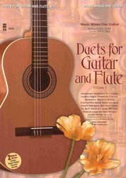 Music Minus One DUETS for Guitar&Flute, volume 1 + 2x CD / kytara