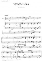 VZPOMÍNKA PRO HOBOJ &amp; PIANO - František Jančík