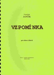 NELA - hudební nakladatelstv VZPOMÍNKA PRO HOBOJ&PIANO - František Jančík