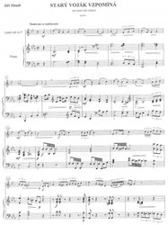 DVĚ DROBNOSTI pro lesní roh (f horn) a klavír - Jiří Mindl