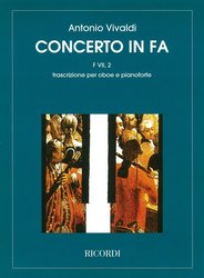 Concerto in F Major (RV455) for Oboe and Piano Reduction / hoboj + klavír