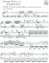 Va pensiero sull' ali dorate (NABUCCO) for piano