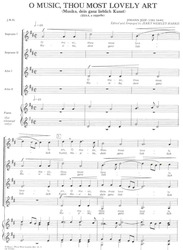 O MUSIC, THOU MOST LOVELY ART / SSAA a cappella