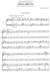 MISSA BREVIS / SATB + klavír