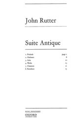Rutter: Suite Antique / příčná flétna a klavír