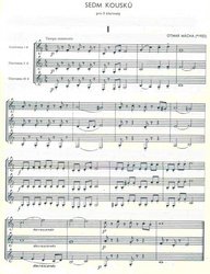 Sedm kousků pro tři klarinety - Otmar Mácha