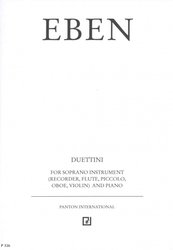 Eben: Duettini / zobcová flétna (příčná flétna, housle, hoboj) a klavír