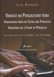 SCHOTT MUSIC PANTON s.r.o. HURNIK:  Variace na Pergolesiho téma - 1 piano 4 ruce