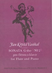 Editio Bärenreiter VAŇHAL: Sonáta G-dur (No.2) pro flétnu a klavír