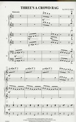 THREE´S A CROWD RAG    1 piano 6 hands