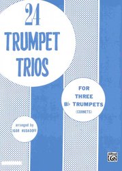 Warner Bros. Publications 24 TRUMPET TRIOS arranged by Igor Hudadoff
