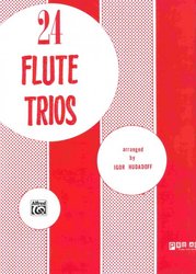 24 FLUTE TRIOS arranged by Igor Hudadoff / tria pro příčnou flétnu