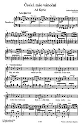 Jakub Jan Ryba - Česká mše vánoční / klavírní výtah (SATB a klavír)