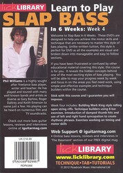 SLAP BASS in 6 Weeks by Phil Williams - Week 4 - DVD