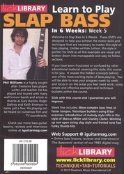 SLAP BASS in 6 Weeks by Phil Williams - Week 5 - DVD