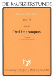 Drei Impromptus - Jiří Hudec / 3 skladby pro 3 příčné flétny