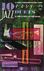 10 EASY JAZZ DUETS + CD - Bb instrument