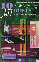 10 EASY JAZZ DUETS + CD - Eb nástroje