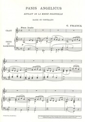 Franck: Panis Angelicus F major / bass (contralto) + organ / zpěv + varhany