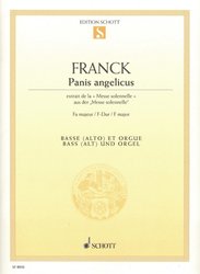 Franck: Panis Angelicus F major / bass (contralto) + organ / zpěv + varhany