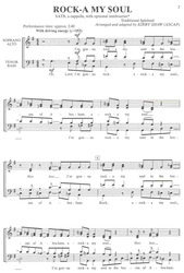 ROCK-A MY SOUL / SATB*  a cappella