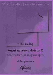 TALACKO EDITIONS Rieding, Oskar: Koncert pro housle a klavír, op.36 - úprava pro violu a klavír