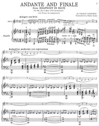 Andante and Finale, Rhapsody in Blue - Eb/Bb nástroje