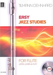 EASY JAZZ STUDIES for FLUTE + CD / snadné jazzové skladby pro flétnu