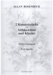 Rosenheck: 2 Konzertstücke für Altblockflöte und Klavier / altová zobcová flétna a klavír 