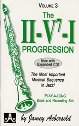 AEBERSOLD PLAY ALONG 3 - THE II/V7/I PROGRESSION + CD