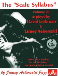 JAMEY AEBERSOLD JAZZ, INC AEBERSOLD PLAY ALONG 26 - THE SCALE SYLLABUS + 2x CD