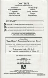 AEBERSOLD PLAY ALONG 29 - PLAY JAZZ DUETS with Jimmy RANEY + CD