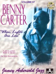 AEBERSOLD PLAY ALONG 87 - BENNY CARTER - When Lights are Low + CD