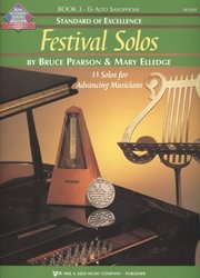 Standard of Excellence: Festival Solos 3 + Audio Online / altový saxofon