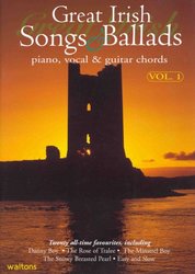 Waltons Publishing Great Irish Songs&Ballads 1 - 20 nejoblíbenějších irských písní - klaví