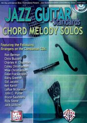 MEL BAY PUBLICATIONS JAZZ GUITAR STANDARDS - CHORD MELODY SOLOS + 2x CD  /  kytara + tabulatura
