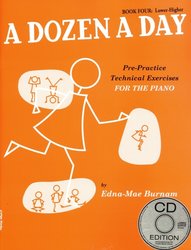 A DOZEN A DAY by Edna-Mae Burnam 4 - Lower Higher + Audio Online / klavír