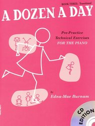 A DOZEN A DAY by Edna-Mae Burnam 3 - Transitional + Audio Online / klavír