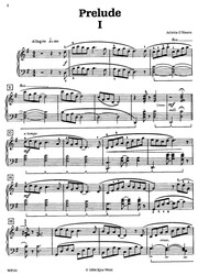 Three Piano Preludes in Jazz Stylings by Arletta O&apos;Hearn / klavír