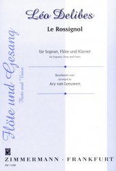 Le Rossignol by Leo Delibes / zpěv, příčná flétna a klavír