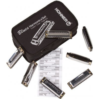 Hohner 7 Blues Harmonica Starter Set