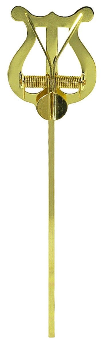 Gewa / Riedl 302N - lyra malá pro trubku, délka dříku 14 cm, 2 tlakadla - nikl