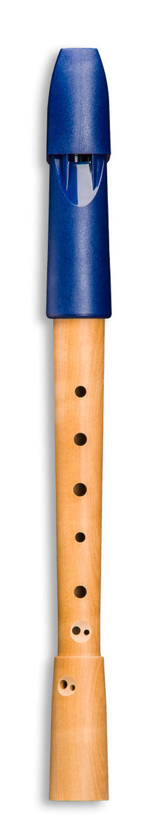 Mollenhauer PRIMA sopránová flétna - plast modrý/dřevo 1054