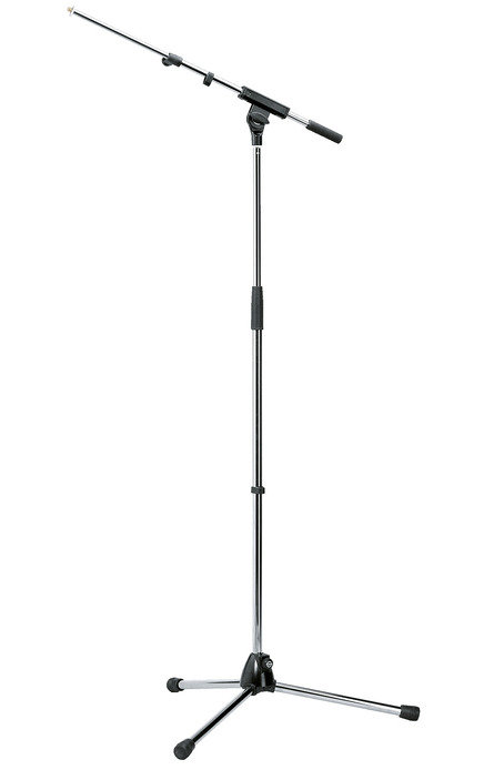 K&M 21080 mikrofonní stojan s ramenem, chrom