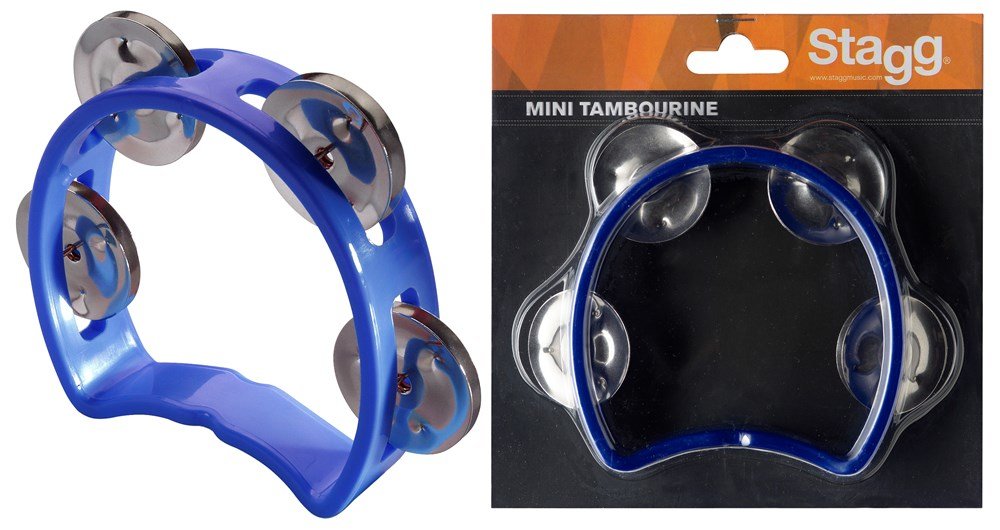 Stagg TAB-MINI/BL - mini tamburina modrá