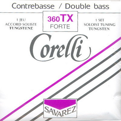 Savarez Corelli Forte 360 TX - sada strun pro kontrabas, sólové ladění