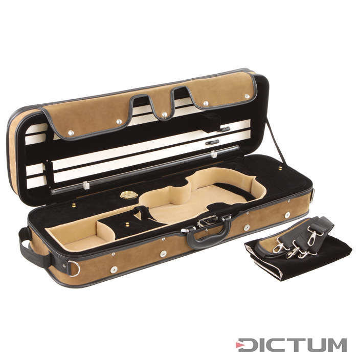 DICTUM Pro - Case - houslový kufr - hnědý