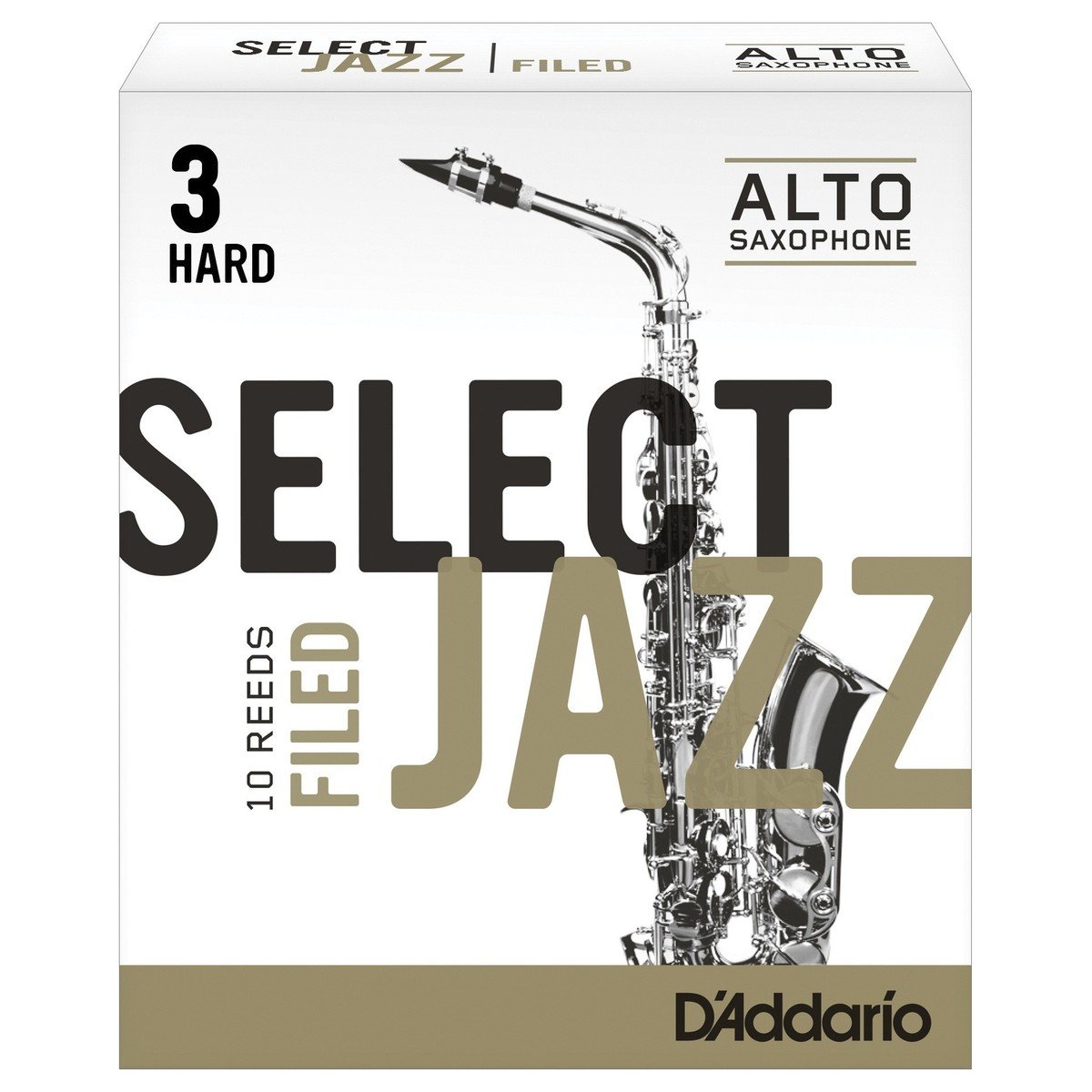 D'Addario Select Jazz Filed plátek pro alt saxofon tvrdost 3H