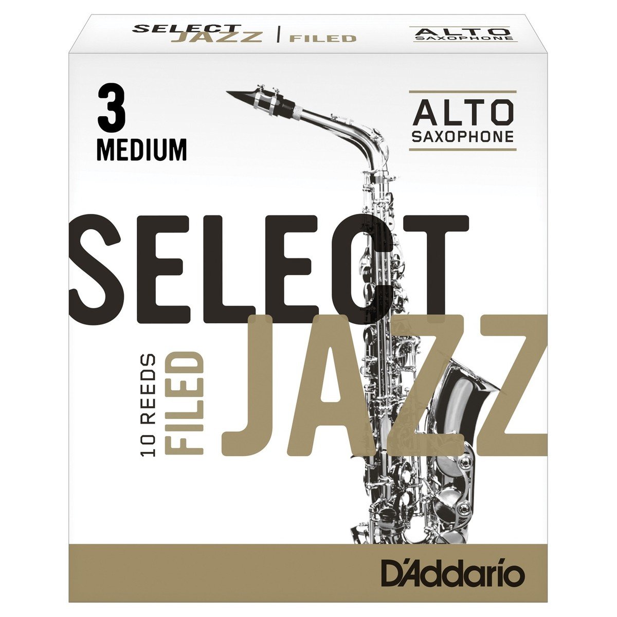 D'Addario Select Jazz Filed plátek pro alt saxofon tvrdost 3M