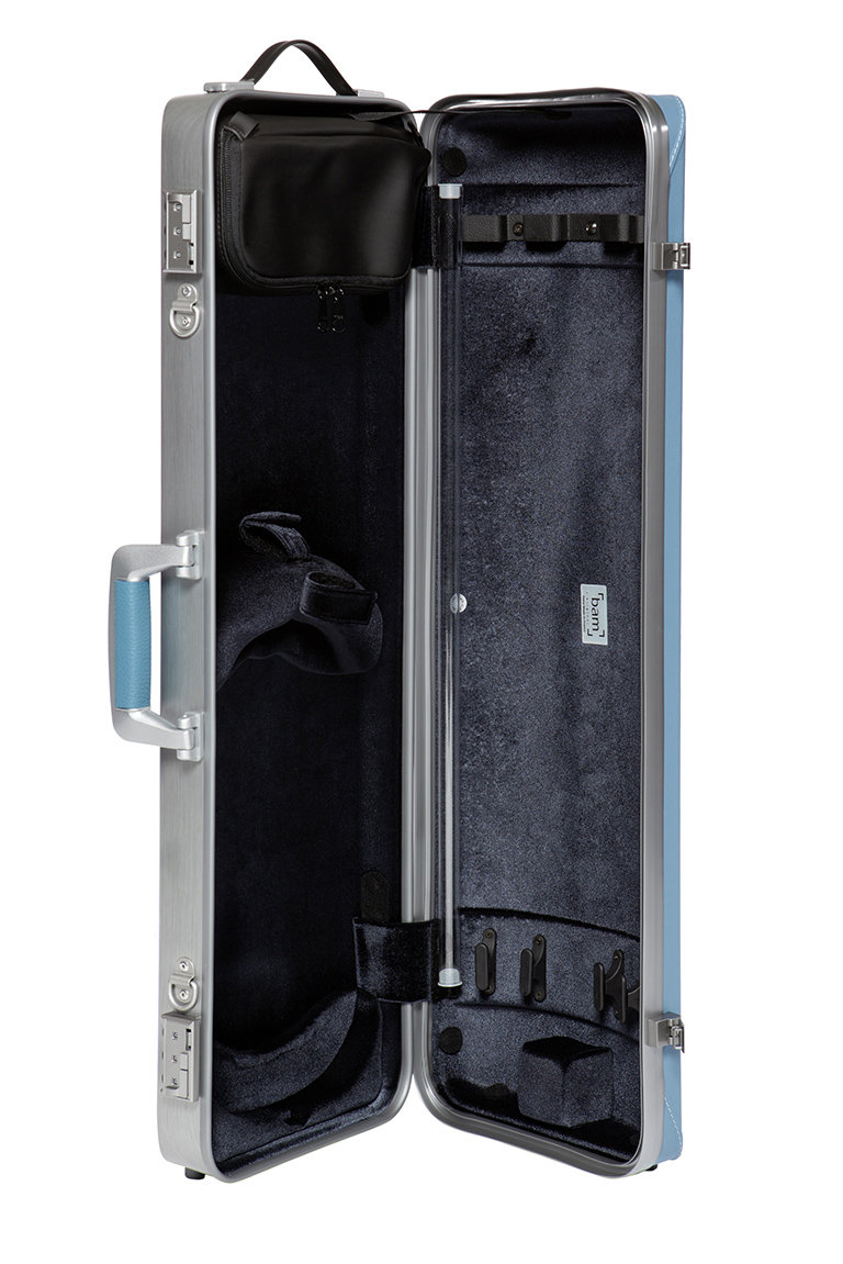 BAM Cases Hightech L'etoile Oblong - Houslový kufr bez zadní kapsy, nebesky modrý ET2001XL